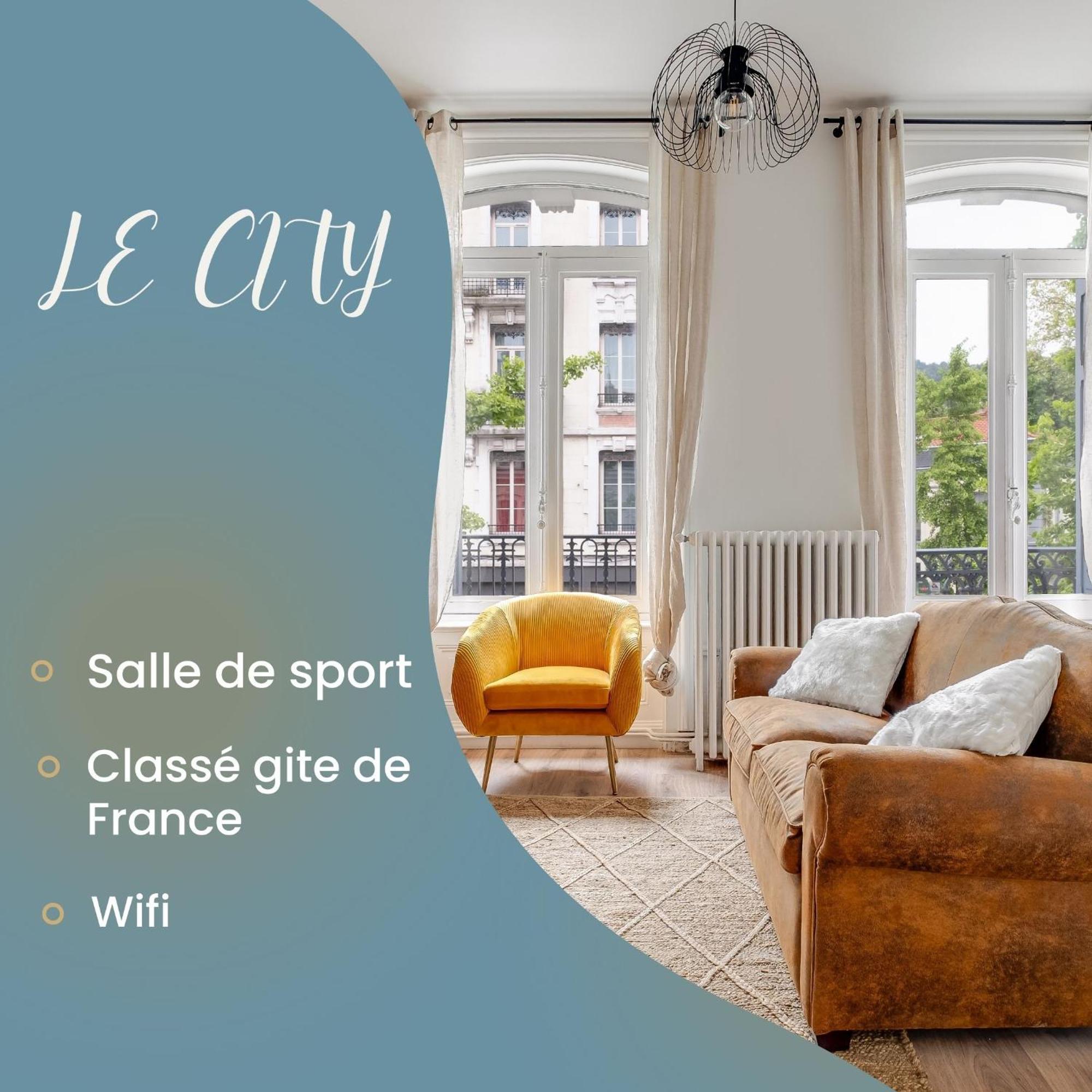 Grand Appartement «  City » Spacieux Et Moderne Saint-Etienne  Dış mekan fotoğraf